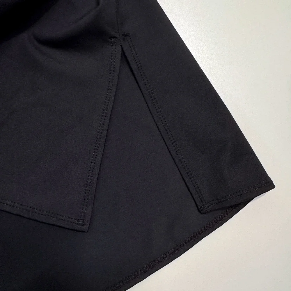 Magicsuit Swim Skirt Black Solid Mid Rise Athletic Beachwear Skirtini Bottom